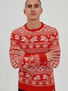 Вязаный свитер пруве 11 Project, красный