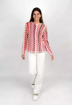 Вязаный свитер Pulli Zackenmuster Grace, роза