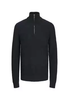 Вязаный свитер пуловер troyer Jack & Jones, синий