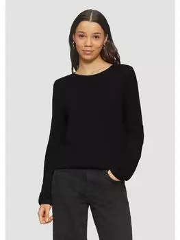 Вязаный свитер QS, черный