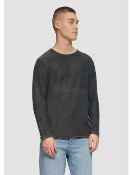 Вязаный свитер QS, черный