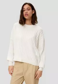 Вязаный свитер QS, цвет ecru