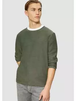 Вязаный свитер QS, оливковый