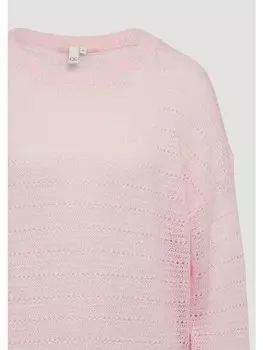 Вязаный свитер QS, розовый