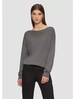 Вязаный свитер QS, серый