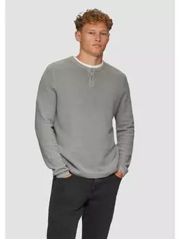 Вязаный свитер QS, серый