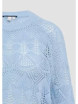 Вязаный свитер QS, синий