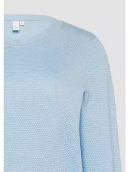 Вязаный свитер QS, синий