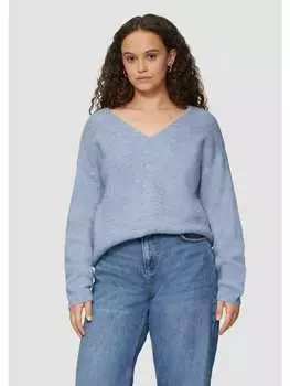 Вязаный свитер QS, синий