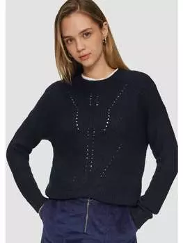 Вязаный свитер QS, синий