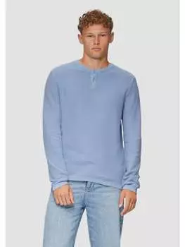 Вязаный свитер QS, синий