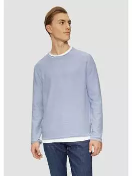 Вязаный свитер QS, синий