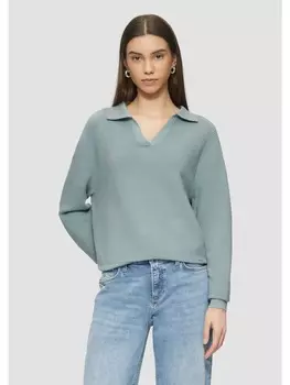 Вязаный свитер QS, зеленый