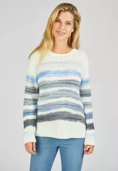 Вязаный свитер Rabe "RABE Pullover", голубой