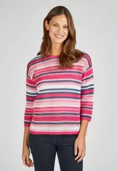 Вязаный свитер Rabe "RABE Pullover", розовый