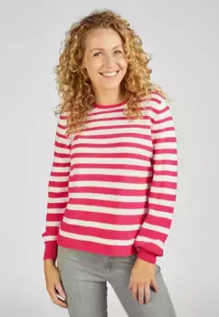 Вязаный свитер Rabe "RABE Pullover", розовый