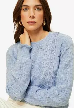 Вязаный свитер Regular Fit Love & Roses, синий