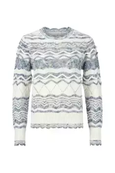 Вязаный свитер Rich & Royal, синий