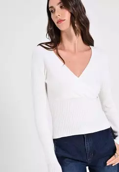 Вязаный свитер Rinascimento, белый