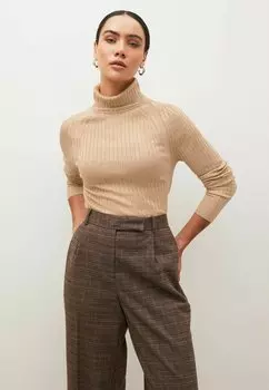 Вязаный свитер ROLL NECK Next, цвет camel brown