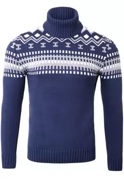 Вязаный свитер Rollkragen RESLAD, синий