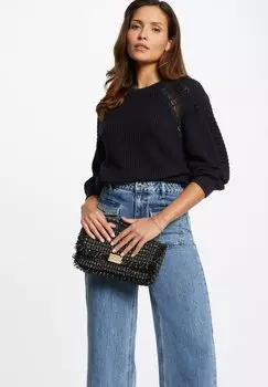 Вязаный свитер ROUND NECK 3/4-LENGTH SLEEVES Morgan, цвет marine