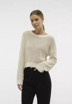 Вязаный свитер RUNDHALS TIEF ANGESETZTE SCHULTER Vero Moda, цвет birch