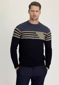 Вязаный свитер RUNDHALSAUSSCHNITT Kigili, цвет dark navy blue