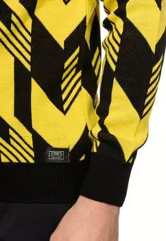 Вязаный свитер Rusty Neal, цвет schwarz gelb