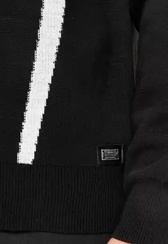 Вязаный свитер Rusty Neal, цвет schwarz wei