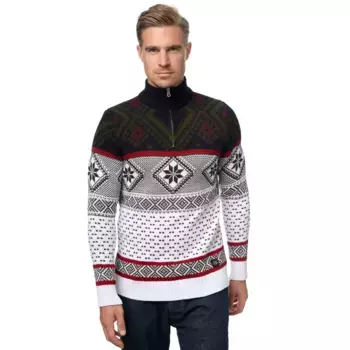 Вязаный свитер Rusty Neal с зимним узором, зеленый