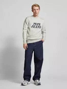 Вязаный свитер с этикеткой, модель «ЛУКА» Pepe Jeans