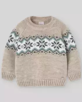 Вязаный свитер с ажурной вышивкой PAZ Rodrguez, цвет Natural