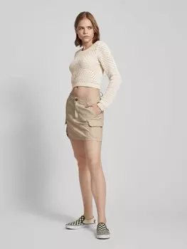 Вязаный свитер с ажурным узором модель 'MAURA LIFE' Only, экрю