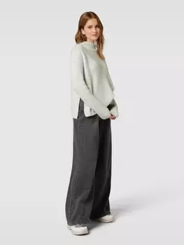 Вязаный свитер с боковыми разрезами модель «Pesolo» OPUS, кремовый