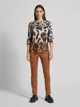 Вязаный свитер с декоративными камнями Betty Barclay, бежевый