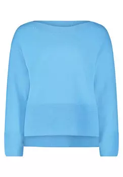 Вязаный свитер с длинными рукавами Betty Barclay, синий