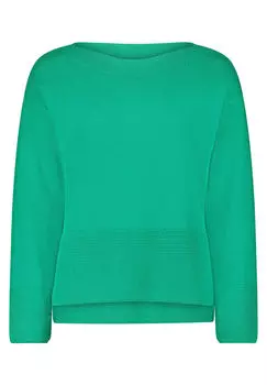 Вязаный свитер с длинными рукавами Betty Barclay, зеленый