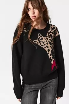 Вязаный свитер с длинными рукавами & Other Stories, черный