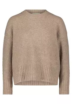 Вязаный свитер с круглым вырезом. Cartoon, бежевый