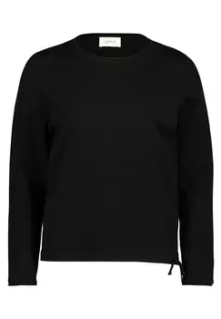 Вязаный свитер с круглым вырезом. Cartoon, черный