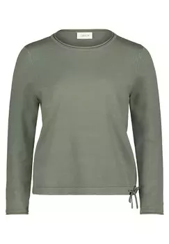 Вязаный свитер с круглым вырезом. Cartoon, серый