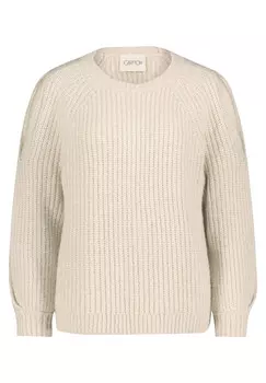 Вязаный свитер с круглым вырезом. Cartoon, серый