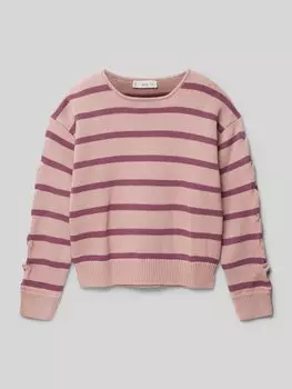 Вязаный свитер с круглым вырезом горловины модель «Тули» Mango