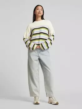 Вязаный свитер с круглым вырезом JAKE*S STUDIO WOMAN, экрю