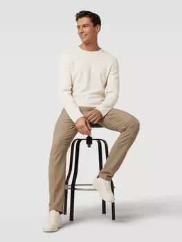 Вязаный свитер с круглым вырезом McNeal, кремово-белый