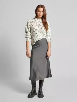 Вязаный свитер с круглым вырезом модель «ДАЛМИ» Mango, кремовый