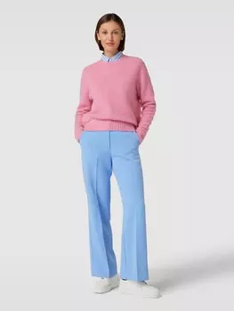 Вязаный свитер с круглым вырезом Polo Ralph Lauren, розовый
