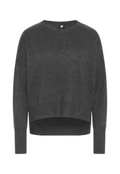 Вязаный свитер с круглым вырезом POLO SYLT, цвет Black Oyster Melange