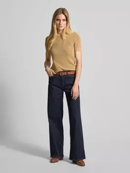 Вязаный свитер с манжетами в рубчик, модель 'EYELAH' Lauren Ralph Lauren, золотой